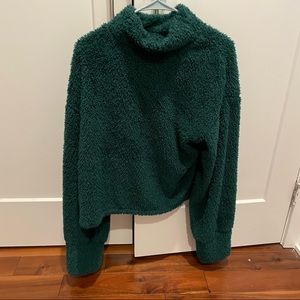 Fuzzy Green Pullover